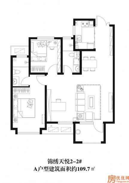 建筑面积109.07