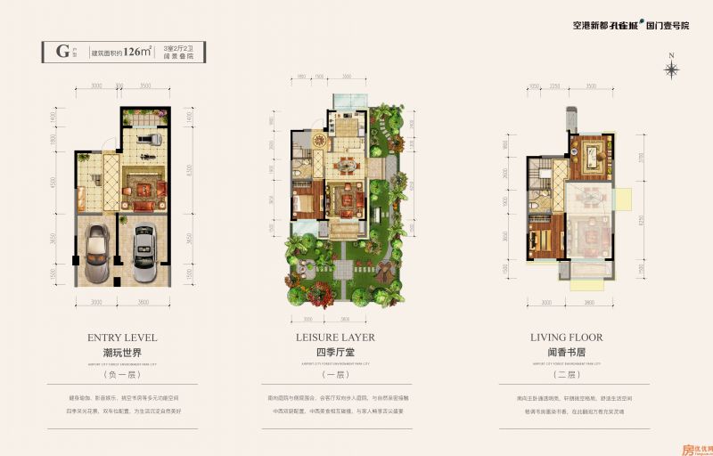 建筑面积126