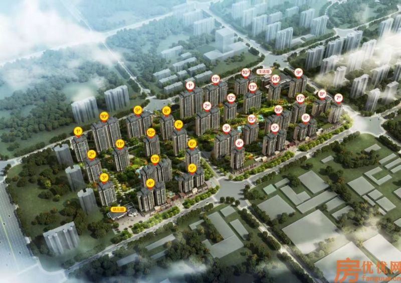 永清荣盛-花语馨苑-紫竹苑效果图荣盛西区效果图