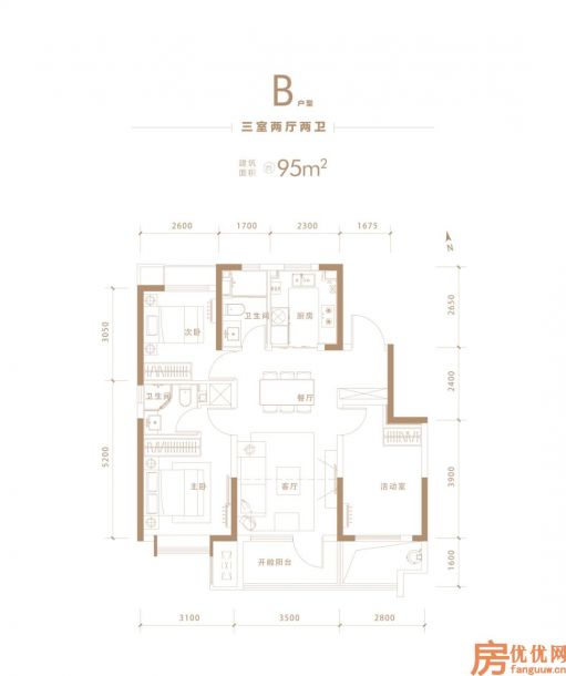 建筑面积95