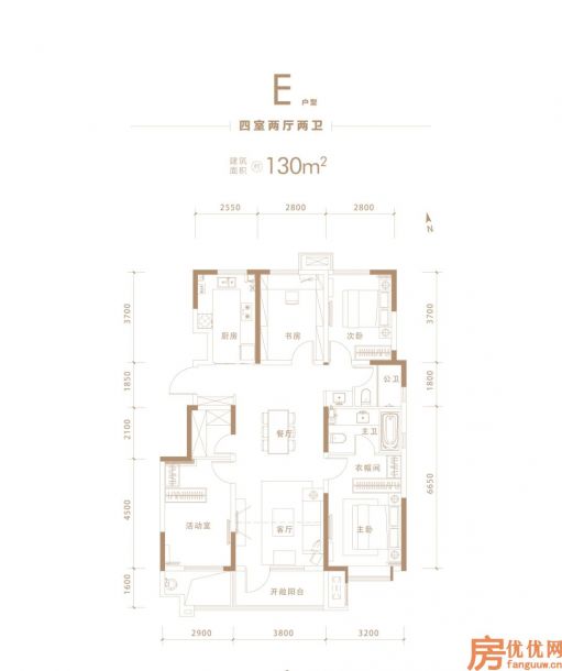 建筑面积130