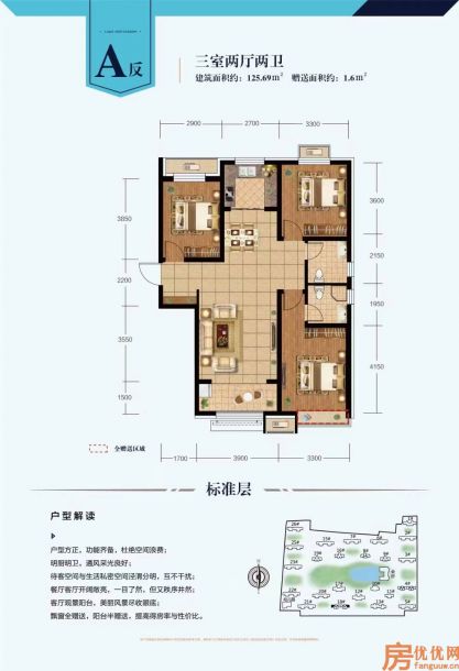建筑面积125