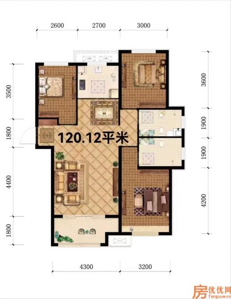 建筑面积120