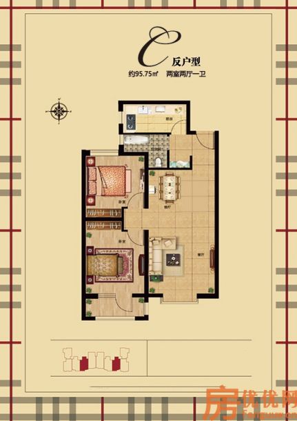 建面95.75