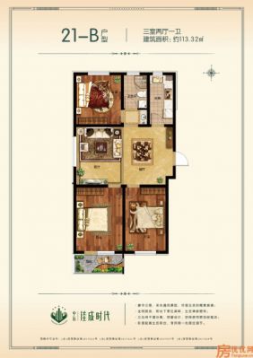 建面113.32